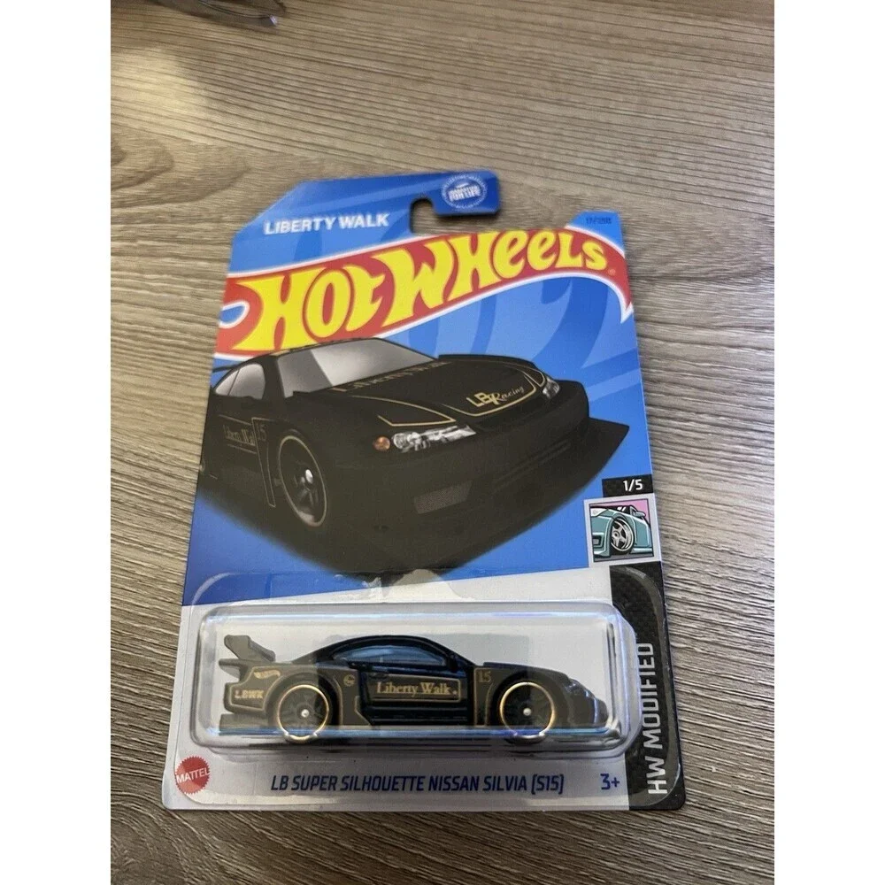 Hot Wheels LB Super Silhouette Nissan Silvia S15 HW Modified 1:64 Black Gold